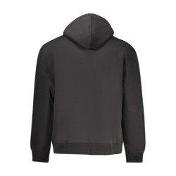 CALVIN KLEIN MEN'S BLACK ZIP-UP SWEATSHIRT