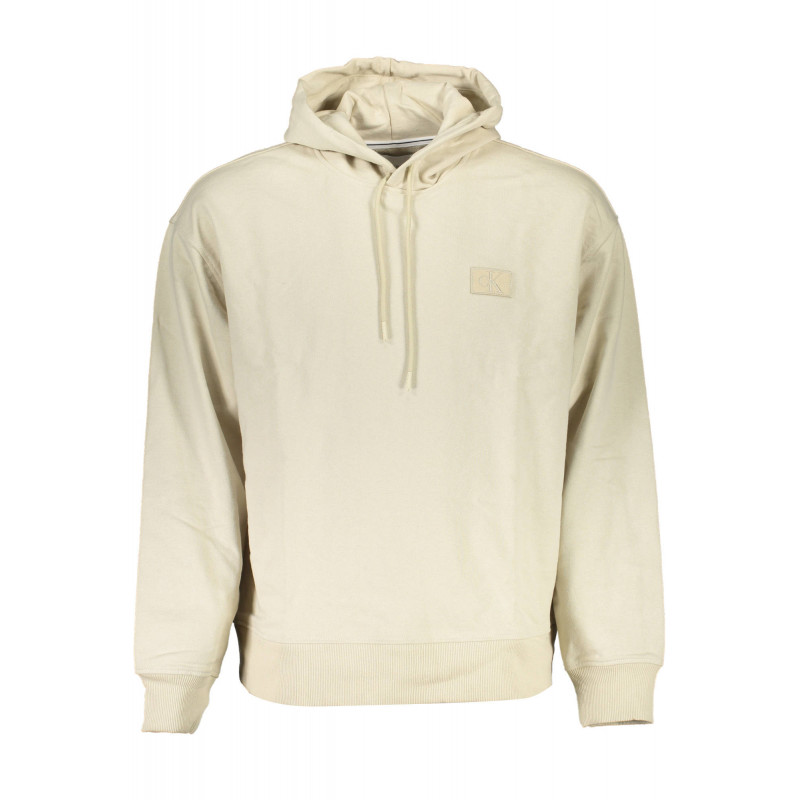 CALVIN KLEIN SWEATSHIRT OHNE REISSVERSCHLUSS MANN BEIGE
