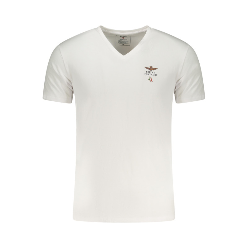 T-shirt blanc d'extérieur pour homme AERONAUTICA MILITARE