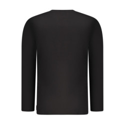 T-shirt noir à manches longues pour homme US GRAND