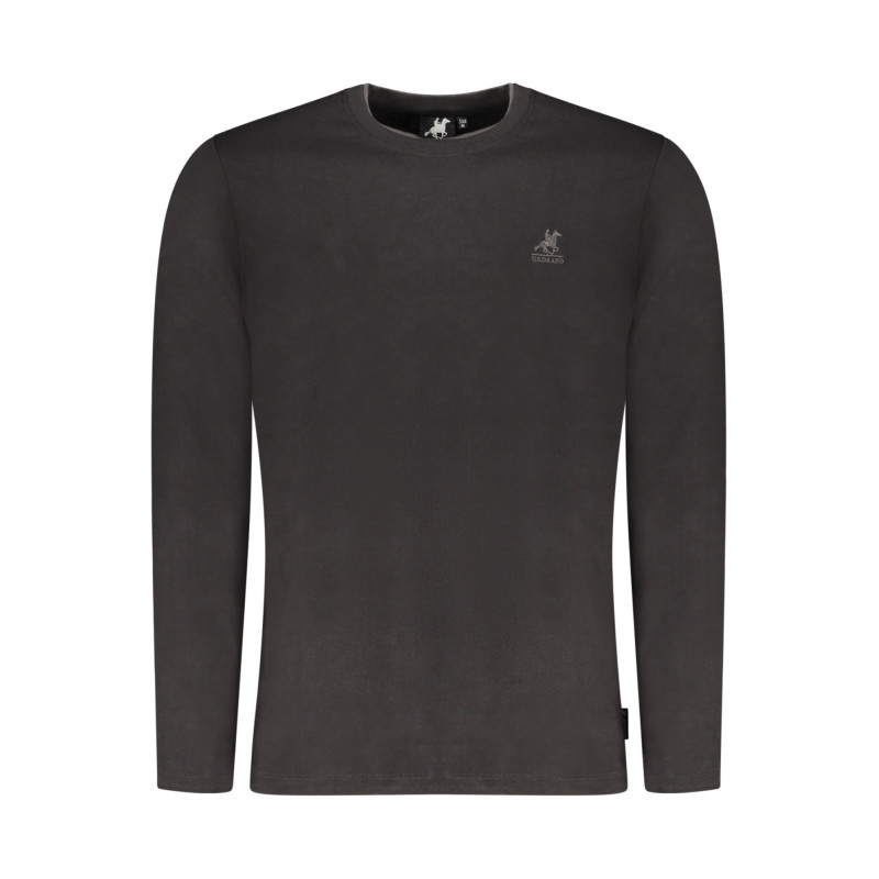 US GRAND MEN'S LONG-SLEEVED BLACK T-SHIRT