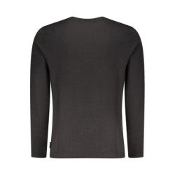 T-shirt noir à manches longues pour homme US GRAND