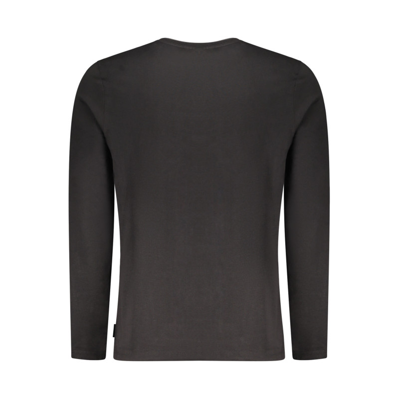 US GRAND Herren Langarm-T-Shirt, schwarz