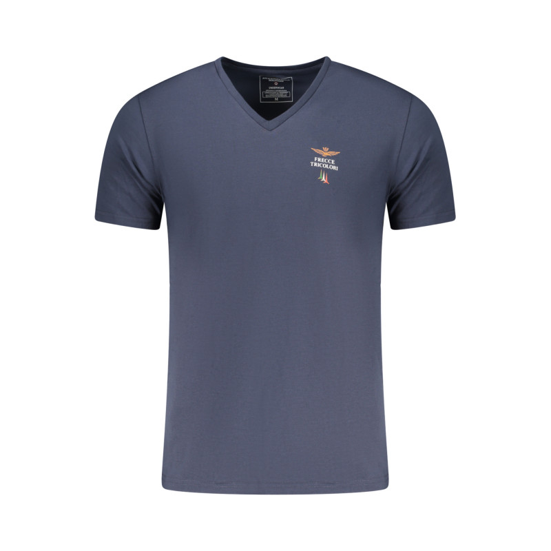 T-shirt bleu pour homme Aeronautica Militare