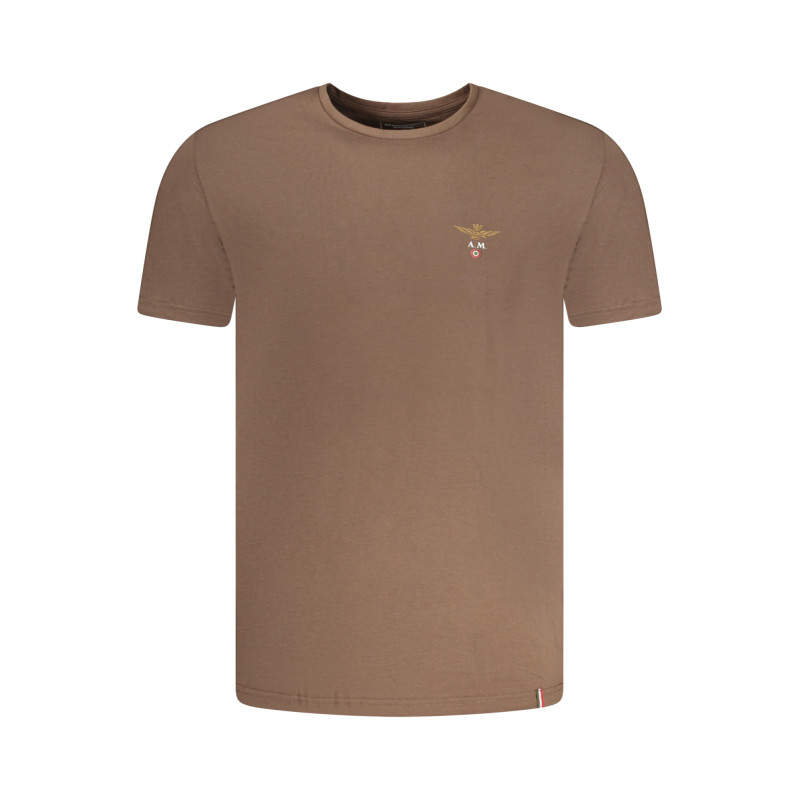 AERONAUTICA MILITARE T-SHIRT ESTERNABILE UOMO MARRONE