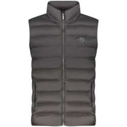 VESTE NOIRE SANS MANCHES POUR HOMME US GRAND