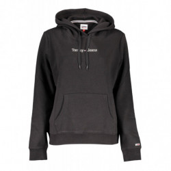 TOMMY HILFIGER SWEATSHIRT WITHOUT ZIP WOMEN BLACK