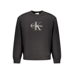 CALVIN KLEIN HERREN SCHWARZES SWEATSHIRT MIT REISSVERSCHLUSS