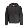 CALVIN KLEIN MEN'S BLACK ZIP-UP SWEATSHIRT