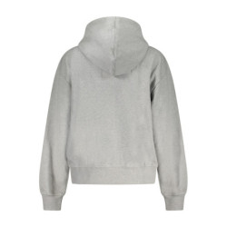 CALVIN KLEIN WOMEN'S ZIPPED SWEATSHIRT GREY