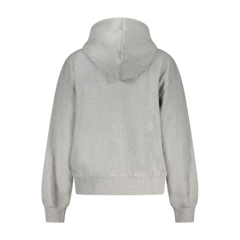 SWEAT-SHIRT FERMÉ GRIS CALVIN KLEIN POUR FEMME