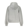 CALVIN KLEIN DAMEN-SWEATSHIRT MIT REISSVERSCHLUSS, GRAU