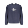 CALVIN KLEIN HERREN-SWEATSHIRT, BLAU, MIT REISSVERSCHLUSS