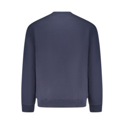 CALVIN KLEIN MEN'S BLUE ZIP-UP SWEATSHIRT