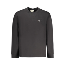 CALVIN KLEIN MEN'S LONG-SLEEVED T-SHIRT BLACK