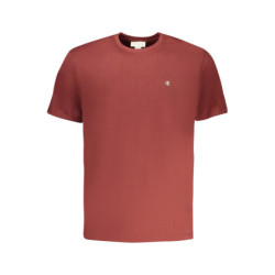 T-shirt à manches courtes pour homme CALVIN KLEIN, marron