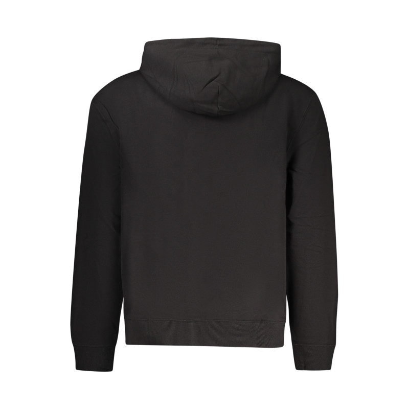 CALVIN KLEIN MEN'S BLACK ZIP-UP SWEATSHIRT