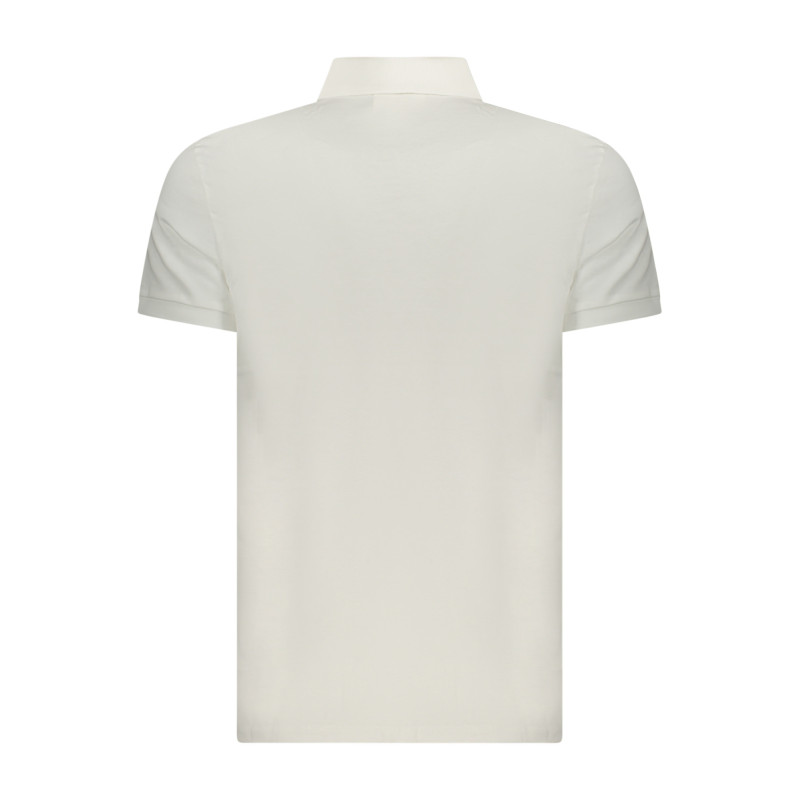 CALVIN KLEIN POLO MANICHE CORTE UOMO BIANCO