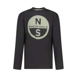 T-shirt à manches longues pour enfants North Sails, noir