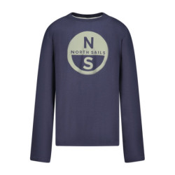 T-shirt à manches longues pour enfants North Sails, bleu