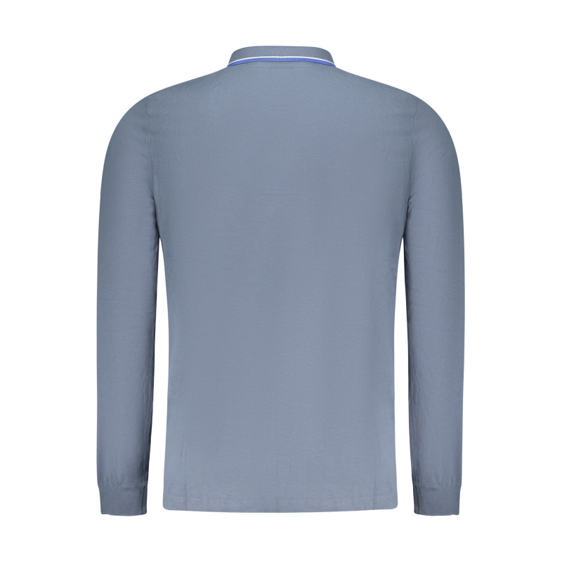 NORWEGEN 1963 HERREN-POLOSHIRT MIT LANGÄRMLIGEN ÄRMELN, BLAU