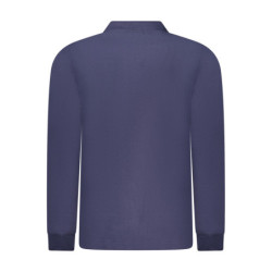 Polo de manga larga para hombre, color azul, marca Noruega, 1963.