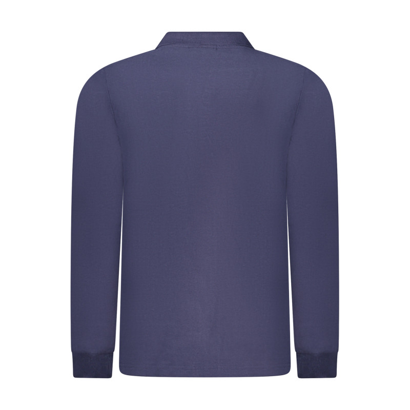 Polo homme à manches longues, Norvège 1963, bleu