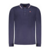 NORWAY 1963 POLO MANICHE LUNGHE UOMO BLU