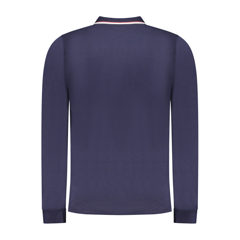 Polo homme à manches longues, Norvège 1963, bleu