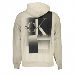 CALVIN KLEIN SWEAT SANS ZIP HOMME BEIGE