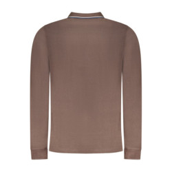 NORWAY 1963 POLO MANICHE LUNGHE UOMO MARRONE