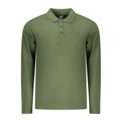 Polo à manches longues pour homme, Norvège 1963, vert
