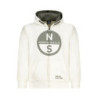 NORTH SAILS CHILDREN'S WHITE ZIP-UP SWEATSHIRT