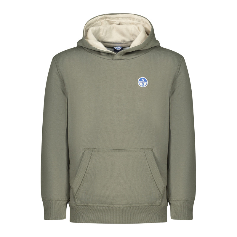 NORTH SAILS CHILDREN'S ZIP-UP SWEATSHIRT, GREEN