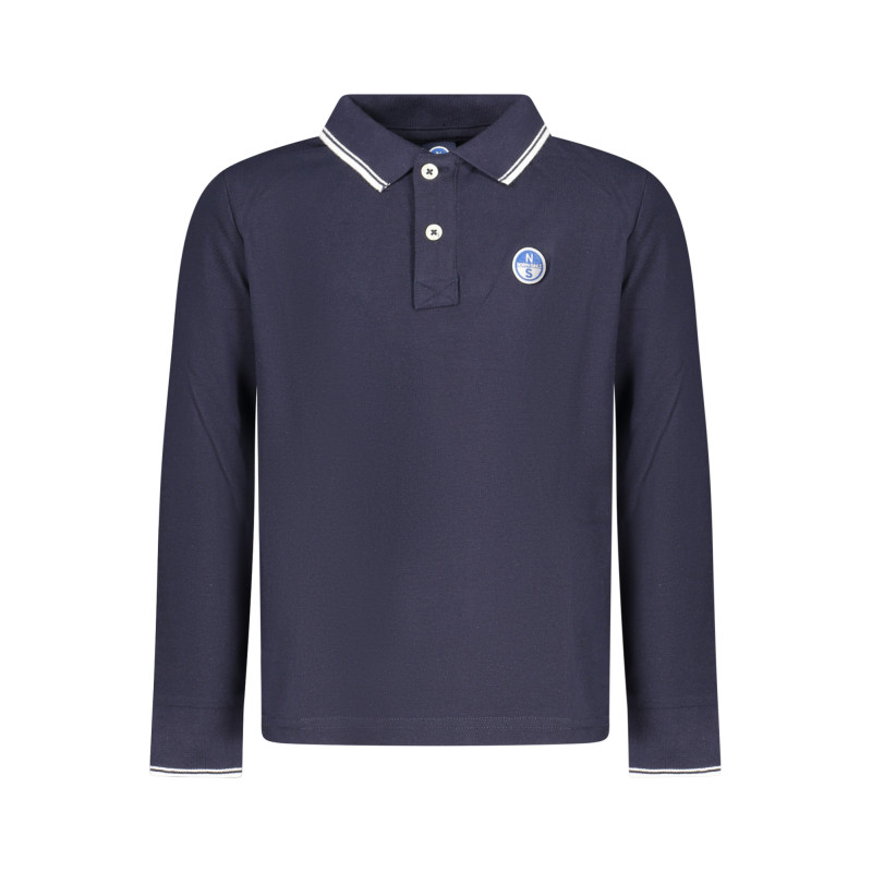 Polo de manga larga para niños North Sails, azul
