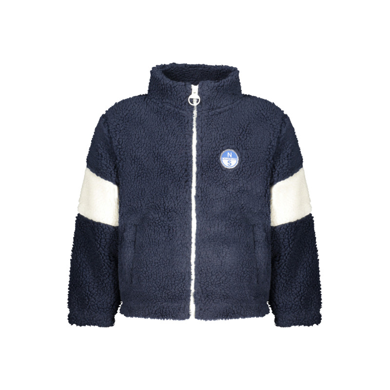 NORTH SAILS KINDER-SWEATSHIRT IN BLAUEM ZIP-UP-MODE