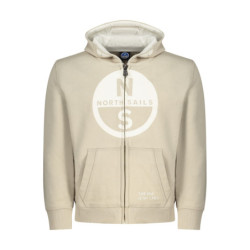 SWEAT-SHIRT FERMÉ BEIGE POUR ENFANTS NORTH SAILS