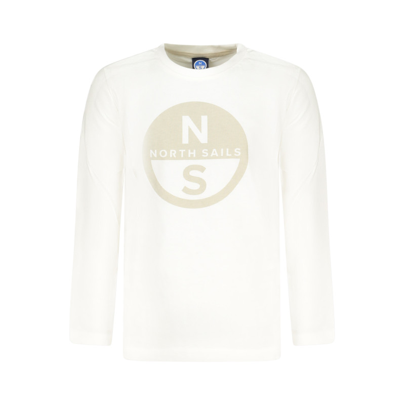 CAMISETA DE MANGA LARGA NORTH SAILS PARA NIÑOS, BLANCA