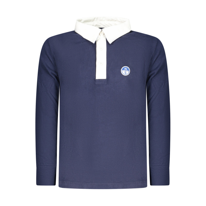 NORTH SAILS KINDER LANGÄRMLIGES POLOSHIRT, BLAU