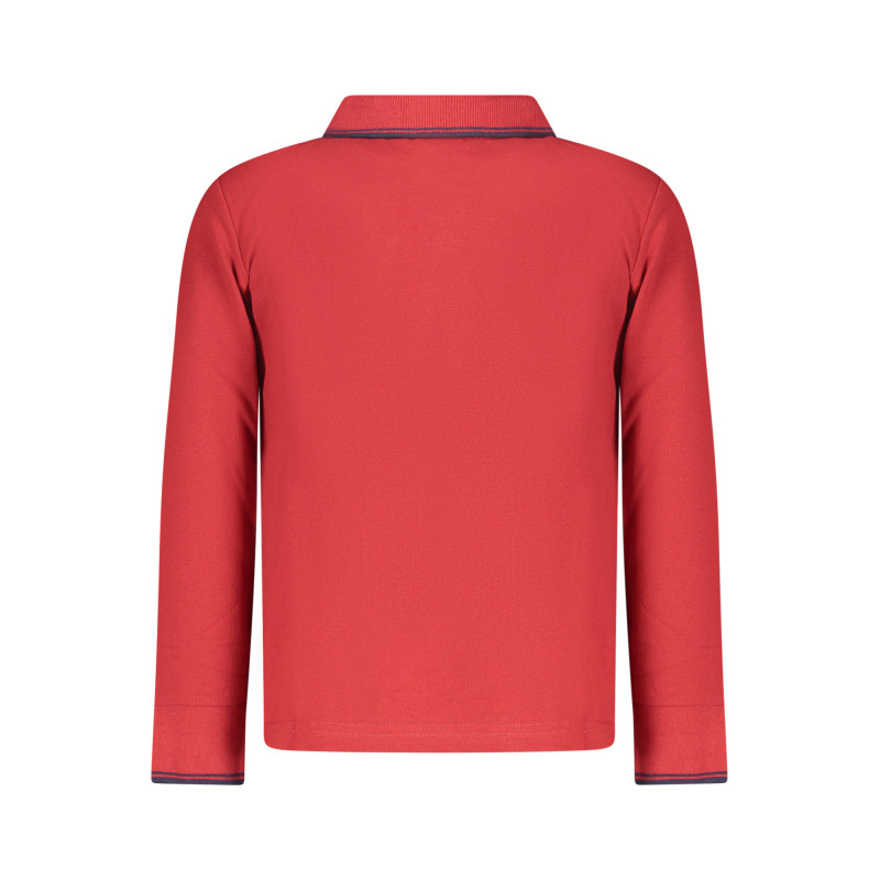NORTH SAILS KIDS' LONG-SLEEVED POLO SHIRT, RED