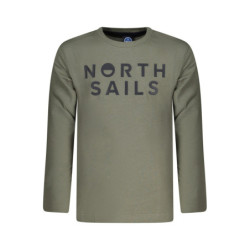 CAMISETA DE MANGA LARGA PARA NIÑOS NORTH SAILS, VERDE