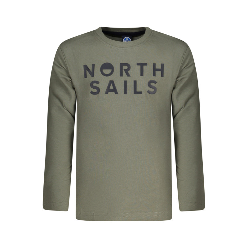 NORTH SAILS T-SHIRT MANICHE LUNGHE BAMBINO VERDE