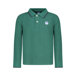 POLO DE MANGA LARGA PARA NIÑOS NORTH SAILS, VERDE