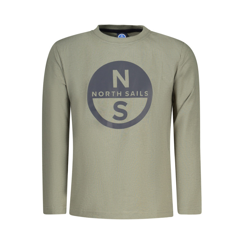 CAMISETA DE MANGA LARGA PARA NIÑOS NORTH SAILS, VERDE