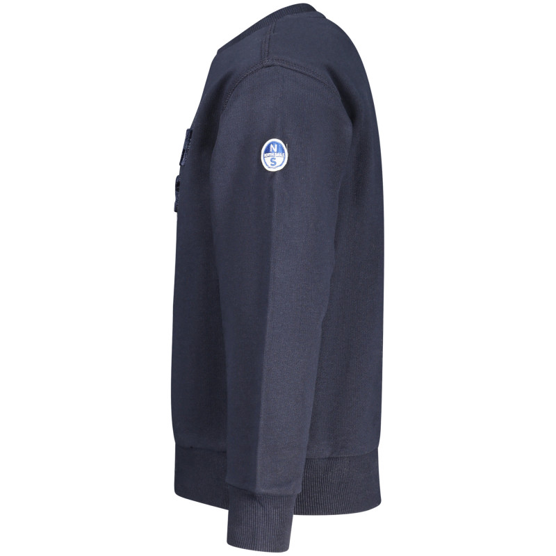 SUDADERA AZUL CON CREMALLERA PARA NIÑOS DE NORTH SAILS