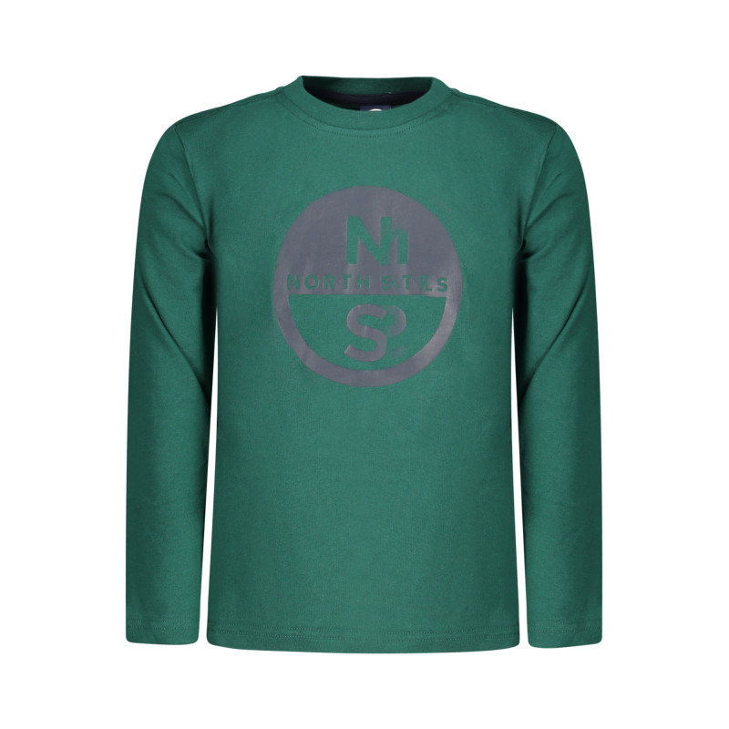 NORTH SAILS T-SHIRT MANICHE LUNGHE BAMBINO VERDE