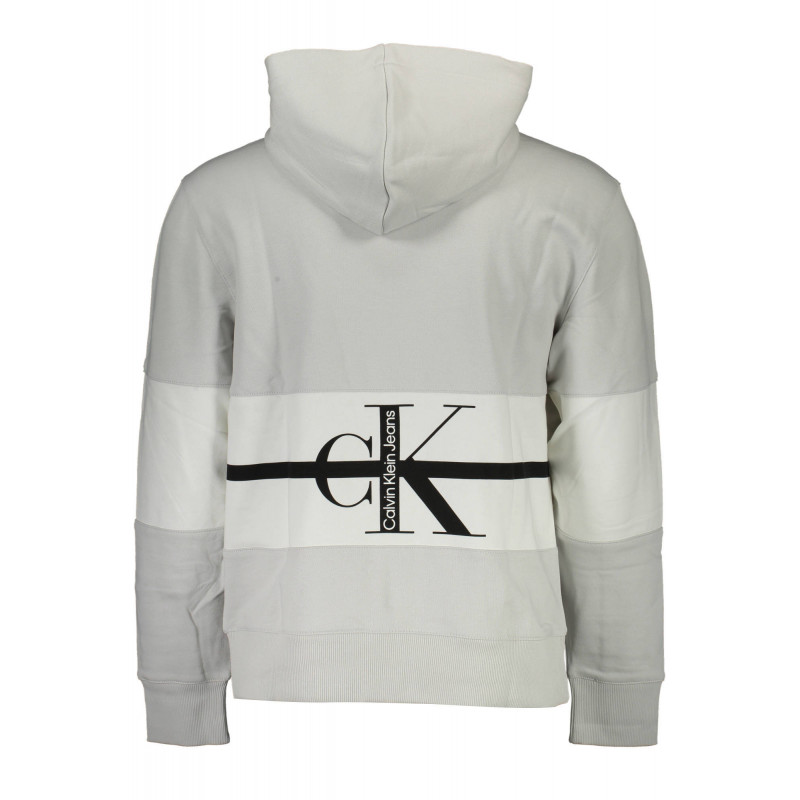 CALVIN KLEIN SWEATSHIRT OHNE REISSVERSCHLUSS GRAU MANN