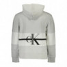 CALVIN KLEIN FELPA SENZA ZIP UOMO GRIGIO