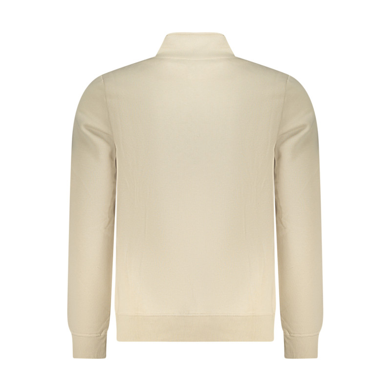 SUDADERA BEIGE CON CREMALLERA PARA HOMBRE US GRAND
