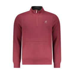 US GRAND MEN'S RED ZIP-UP SWEATSHIRT